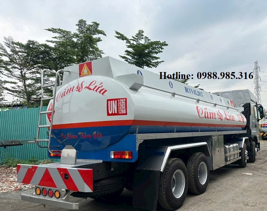 Xe bồn xi téc chở xăng dầu Chenglong H7